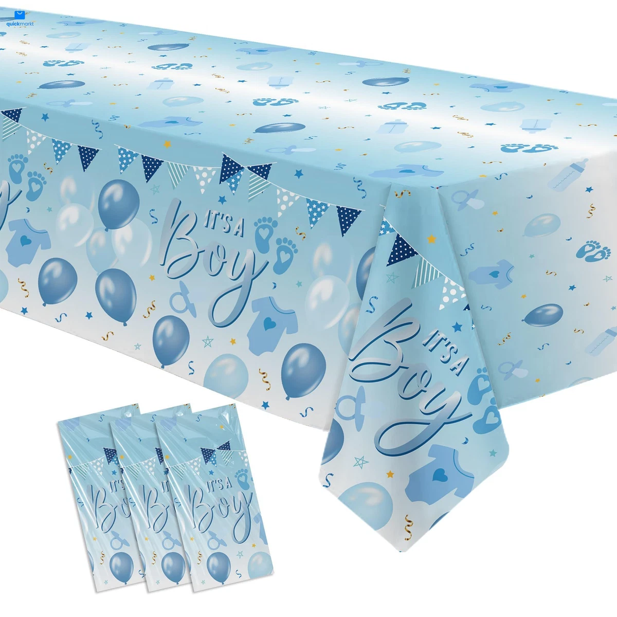 Paper banner - Baby shower - Light pink - 290 x 16.5cm