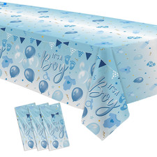 YJRJSC Blue Balloon Baby Shower Decorations Boy 86 x 54 inches, Multi Color