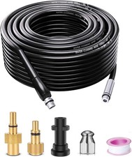 Monave 10m Drain Rods Flexible for Pressure Washer DCH01 Drain Cleaning Kit