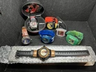 Vintage Novelty Wrist Watch Lot, Star Wars, Michael Jordan, Simpsons, McGuire