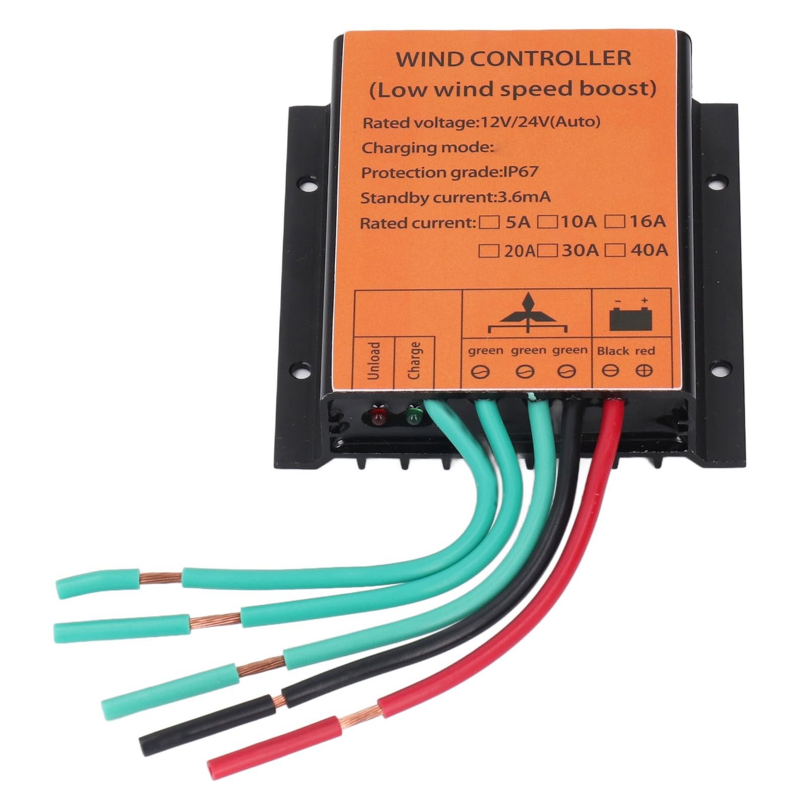 MPPT Wind Turbine Controller,12V/24V 40A Universal Wind Turb