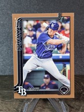 2025 Topps Update #US48 Matt Thaiss Gold #/2025 Tampa Bay Rays