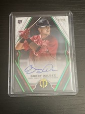 2021 Topps Tribute - Tribute Autographs Bobby Dalbec #TA-BD Green /99 (AU, RC)