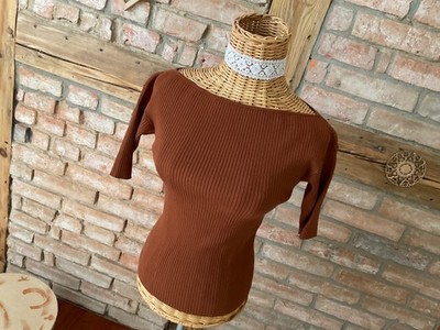Pullover Max Mara  Weekend - Neu S (38) zimtfarben U boot Ausschnitt