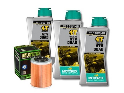 Motorex Ölwechselset Wartung Set Inspektion Öl 10W40 HF152 Cfmoto Cforce 625