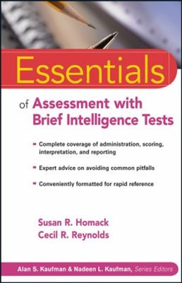 Essentials of Assessment with Brief Intelligence Tests Paperback
