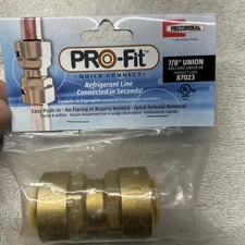 RectorSeal 87023 PRO-Fit 7/8" Quick Connect Union Refrigerant Line