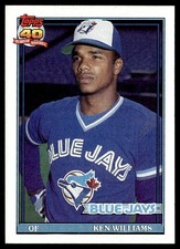 1991 Topps Kenny Williams Toronto Blue Jays #274