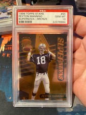 1998 Topps Stars Supernova Bronze Peyton Manning PSA 10
