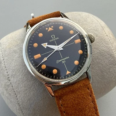     Omega Seamaster 30 Ref 135.007-64 Cal 286 Vintage Manual Wind Black Dial