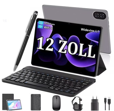 2026 12/10 Zoll Android 15 Tablet 22GB RAM 256GB ROM Octa-Core 8000mAh 2SIM LTE