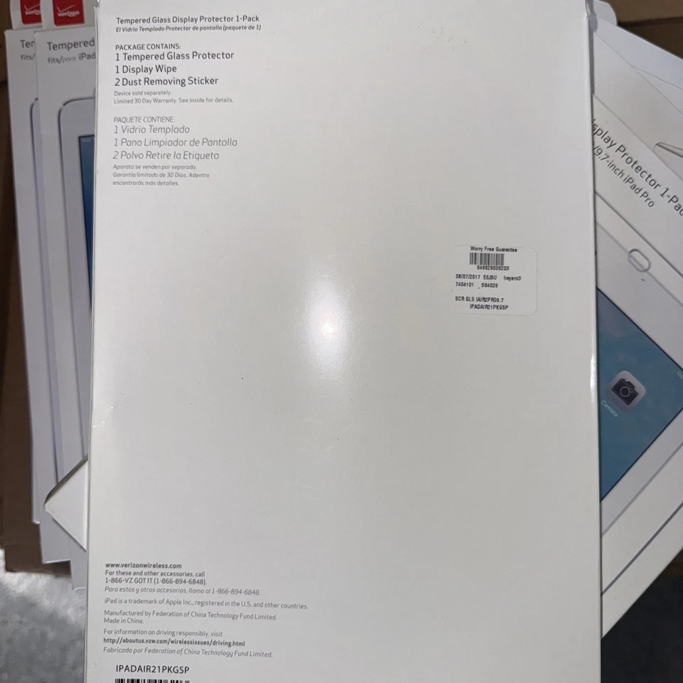 🔥10x🔥  iPad Air/ iPad Air 2 / 9.7 inch iPad Pro Tempered Glass - Image 3 of 3