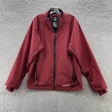 Zero Restriction Jacket Mens Large Red Tour Series Golf Rain Waterproof Gore Tex