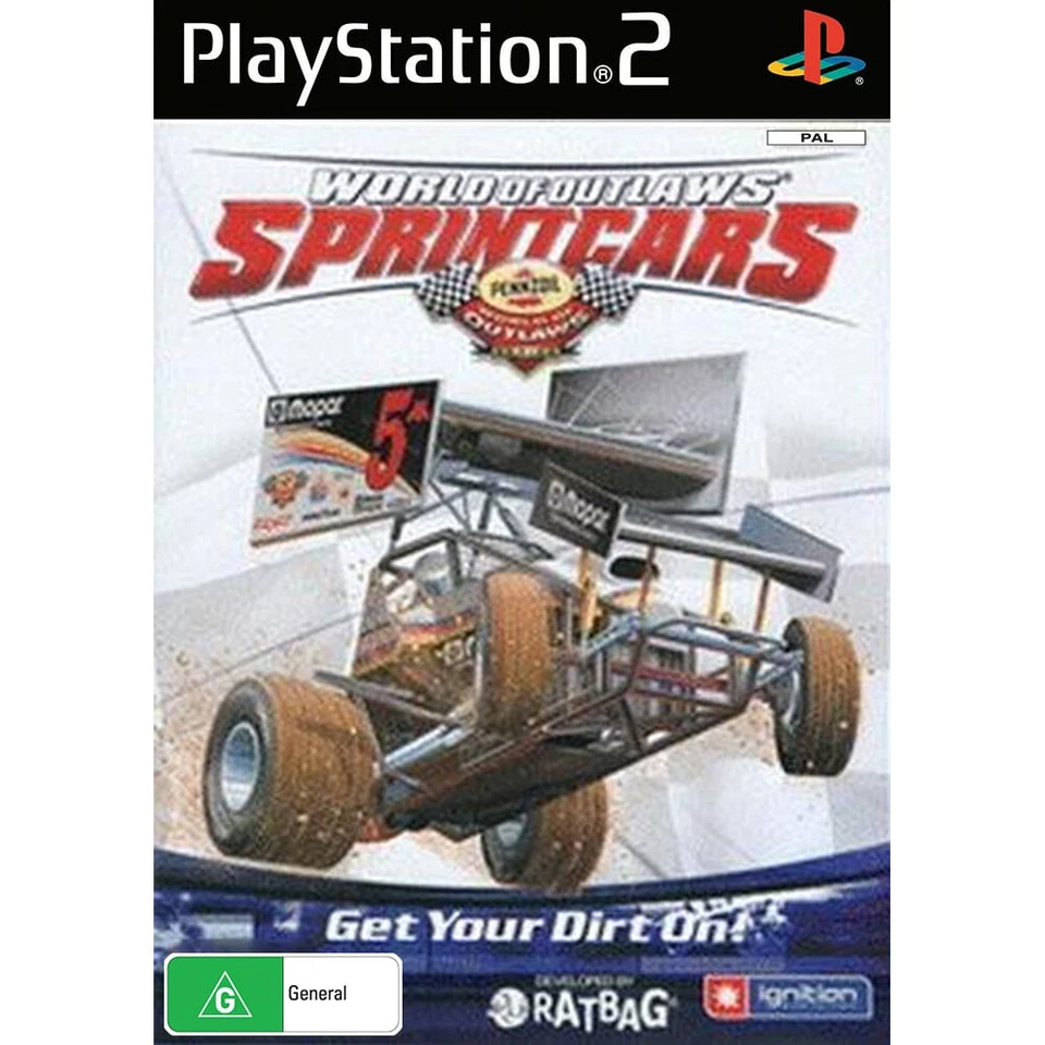 World of Outlaws Sprintcars PS2 Game