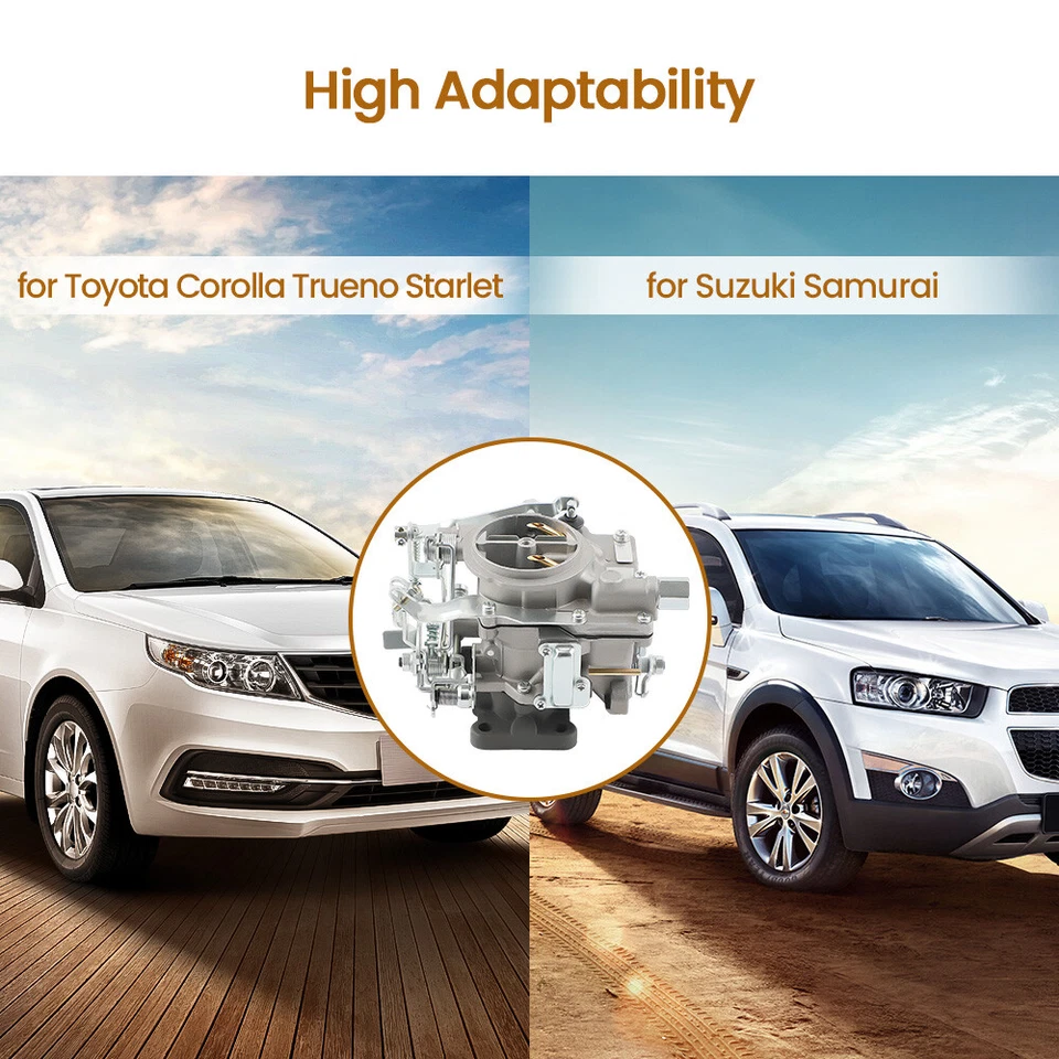 21100-24035 21100-24045 Carburetor Carb For Toyota Corolla 3K 4K 1968-1978 New - image 2 of 4