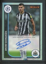 2024 BRUNO GUIMARAES AUTO TOPPS MERLIN UEFA CHAMPIONS LEAGUE REFRACTOR