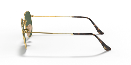 Ray-Ban Hexagonal Flat Polished Gold/G-15 Green 51mm Sonnenbrille RB3548N 001 51 - Bild 3 von 7