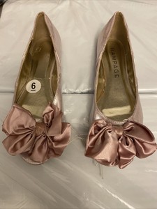 pink peep toe flats