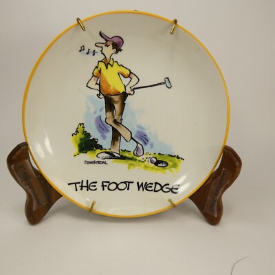 Finkstrom Character The Centrum Golf Plate THE FOOT WEDGE /w hanger FGJX3
