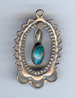 Vintage ショップ Stamp Work Pendant (Navajo) Vintage Stamp Work