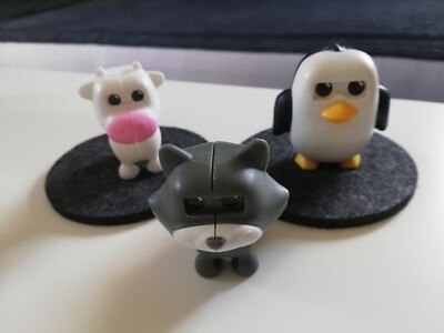 Adopt Me - 3 Sammelfiguren aus der Mc Donald's Happy Meal Ausgabe