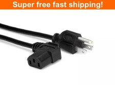 Hosa PWC-143R Power Cord, Right-angle IEC C13 to NEMA 5-15P, 3 Feet - New