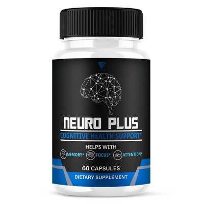 Neuro Plus Capsules for Mental Clarity, Neuro Plus Brain and Focus (60 Capsules)