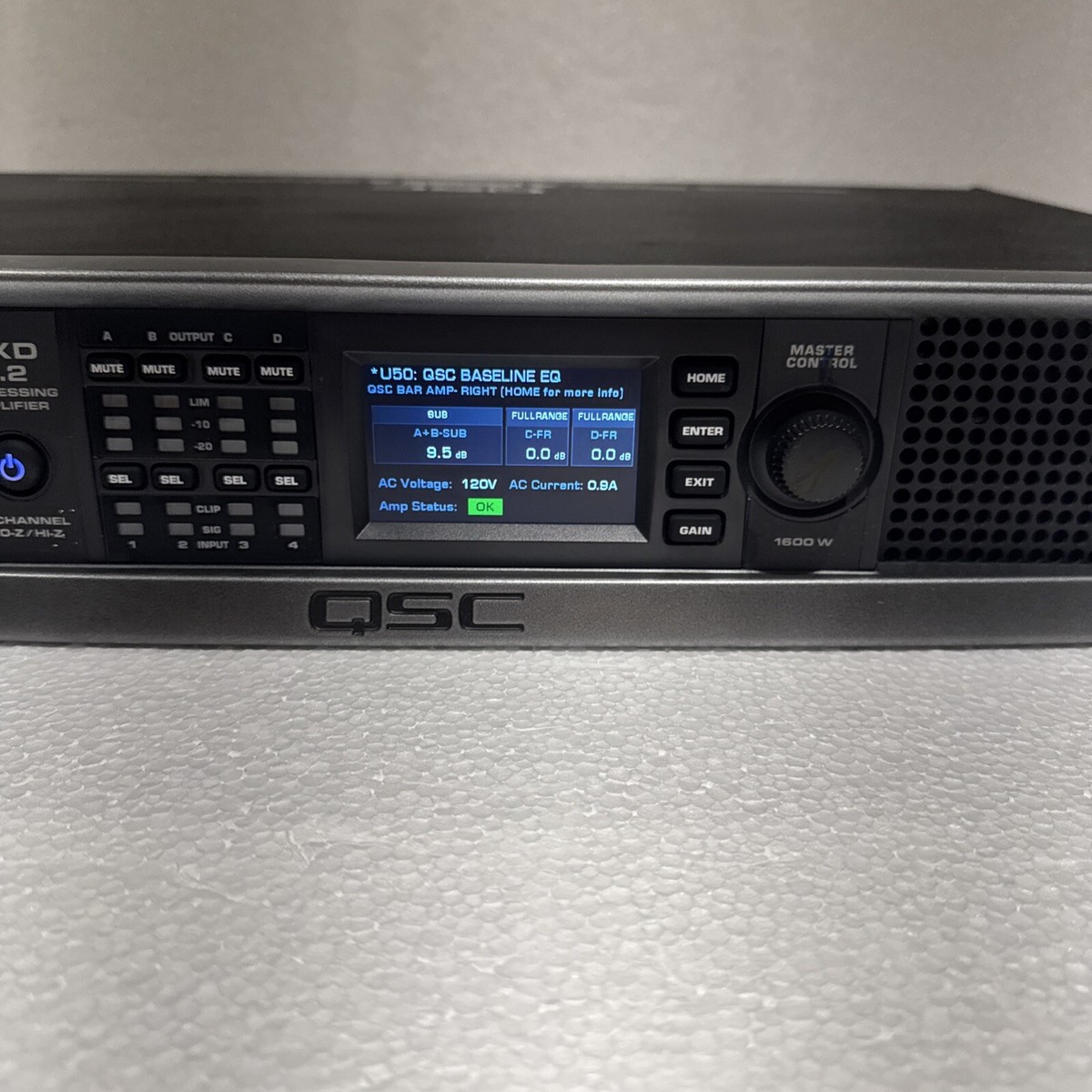 QSC CXD4.2 , 4 Channel Processing Amplifier | eBay