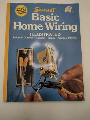 Basic Home Wiring by Sunset Publishing Staff (1987, Trade Paperback)