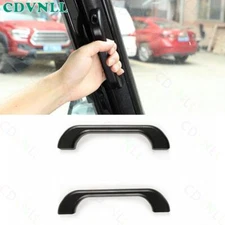 For Land Rover Defender 2011-2016 Black Aluminum Car A Pillar Handles Cover 2PCS