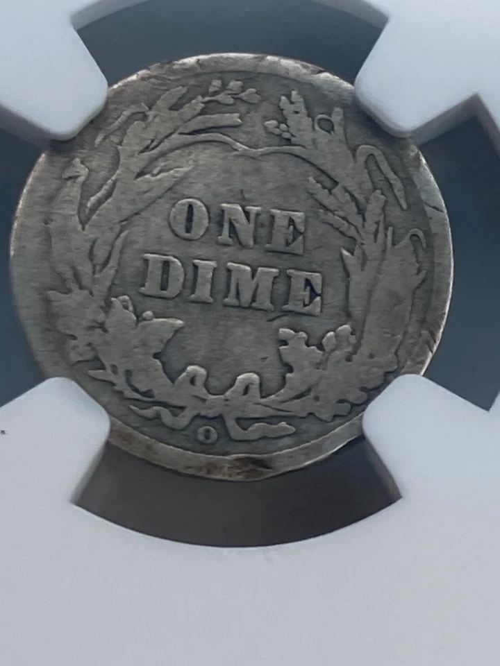 1905-O Micro O Barber Dime NGC Good Details  - Image 3 of 4