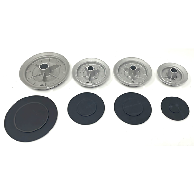 Griglia A Gas Kit Bruciatori Piattelli Spartifiamma Per Cucina Glem Gas 5 Fuochi - Ricambio Originale Frullatore Smeg
