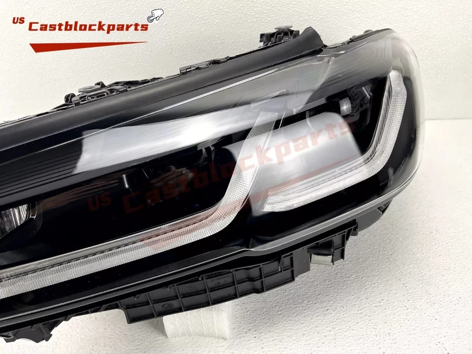 Faro izquierdo LED BMW SERIE 5 G30 540i 530i 2021-2023 adaptable OEM NEGRO usado Foto 3 de 4