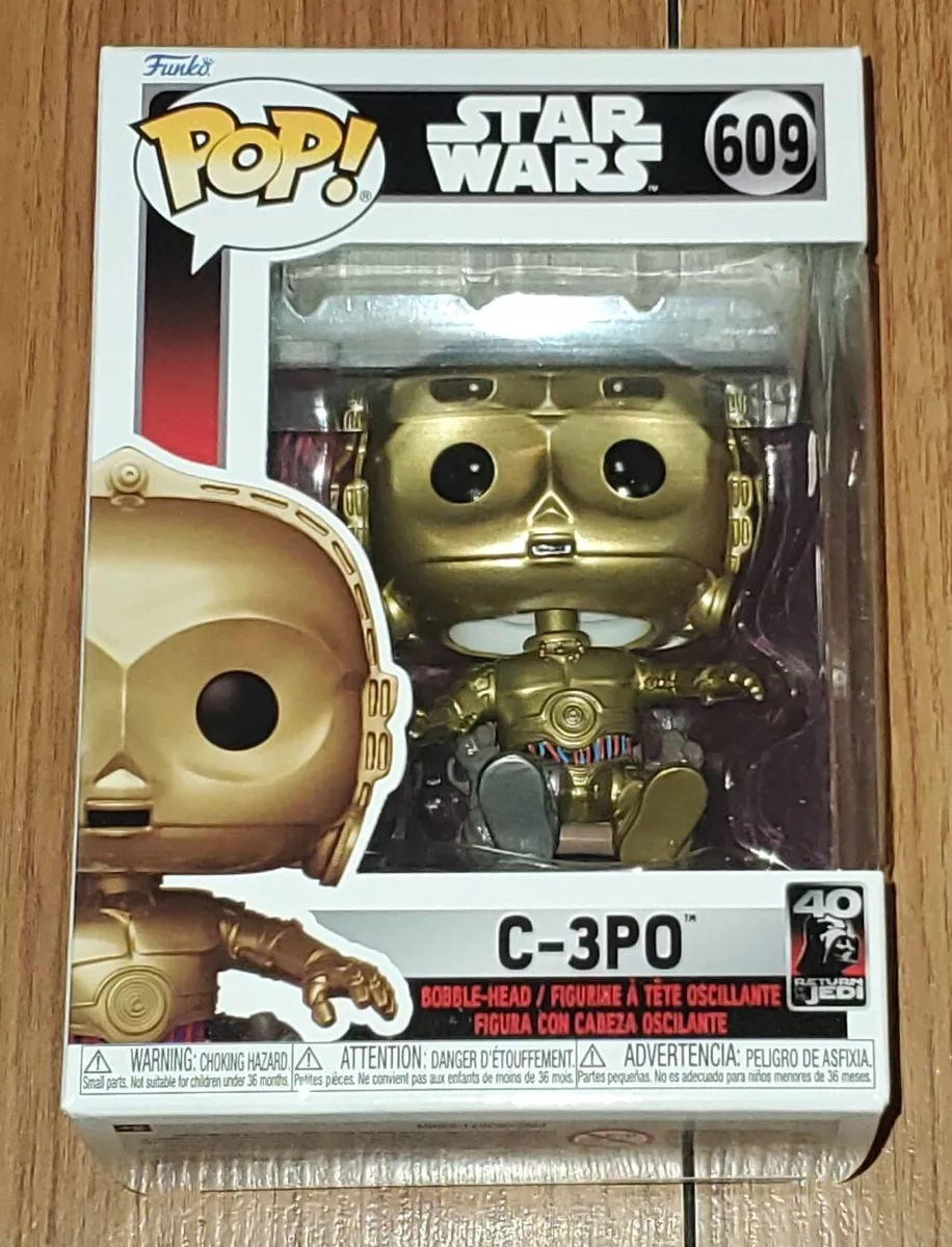 Funko Pop Star Wars #609 C-3PO On Throne 40th Return Of The Jedi