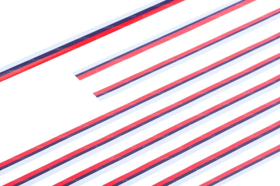 BMW E30 M Technic 1 2 Stripe decal sticker kit M Stripe Mtech1 Mtech2 Motorsport - Image 2 of 4