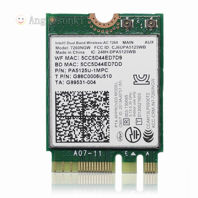 Lenovo Thinkpad Intel Dual Band Wireless Ac Bluetooth 4 Card 7260ngw 04x6007 For Sale Online Ebay