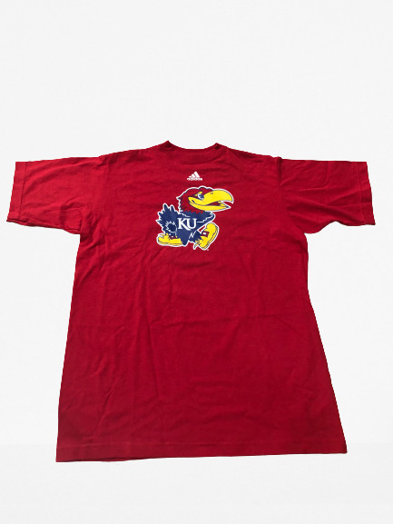 Футболка Adidas NCAA Youth Kansas Jayhawks S/S 3866B Красная/синяя/желтая  