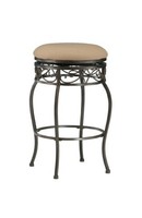 Hillsdale Lincoln 26-inch Backless Swivel Counter Stool, Black Gold Finish With on sale Hillsdale Lincoln 26-inch Backless Swivel Counter Stool, Black Gold Finish With on sale