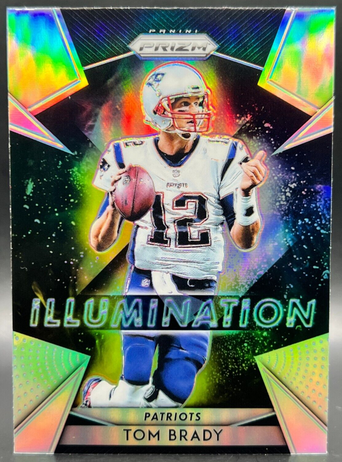 2018 Panini Prizm Illumination SILVER Tom Brady NM+ New England Patriots #1