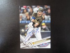 2017 Topps Opening Day # 179 Ryan Schimpf Autograph Signed Auto Card (C) Padres