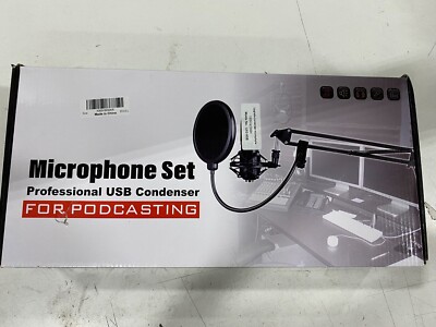 Professional USB Condensing Microphone Set