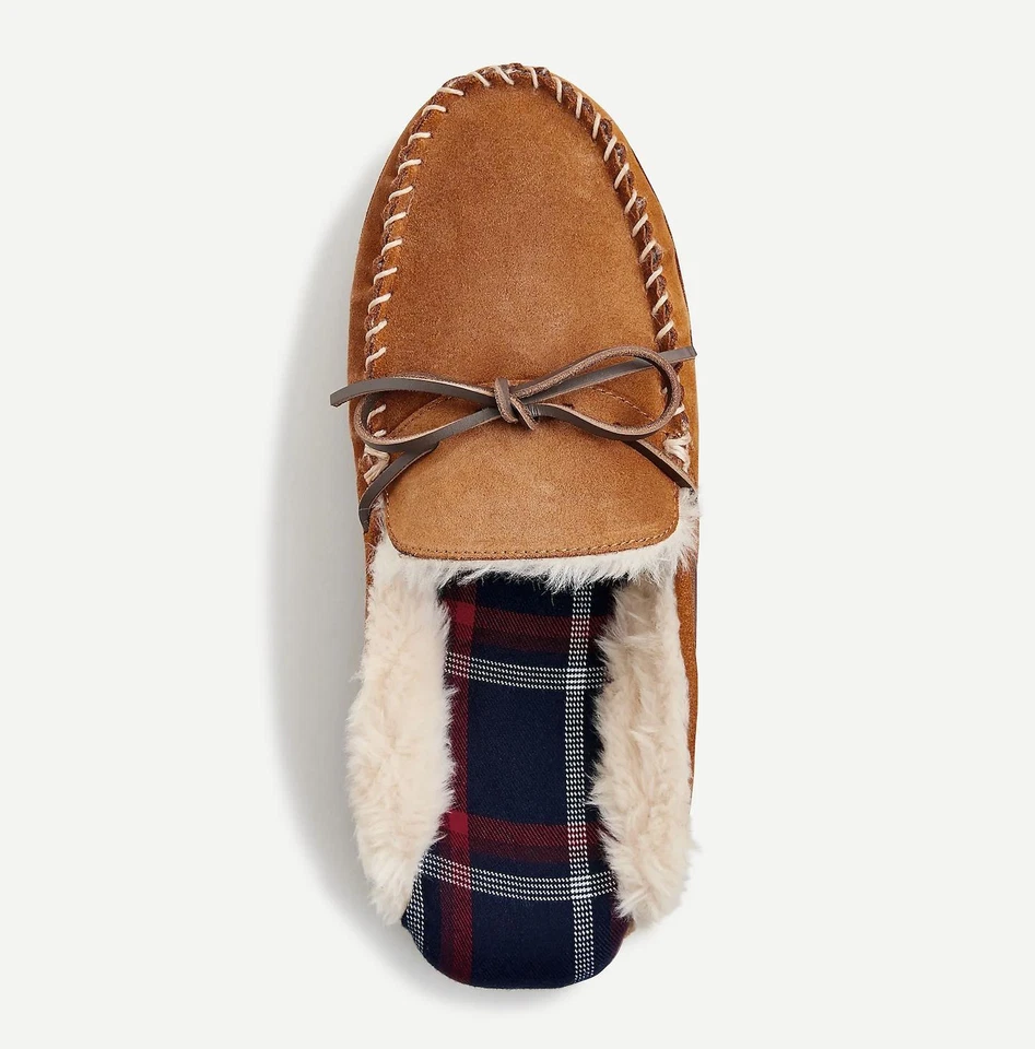 Zapatillas de gamuza de piel de oveja sintética para hombre J Crew artículo AT385 talla 8 Foto 3 de 3