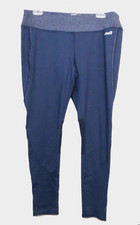 Avia Leggings Womens Large Navy Blue Activewear Fitted Athleisure Athletic