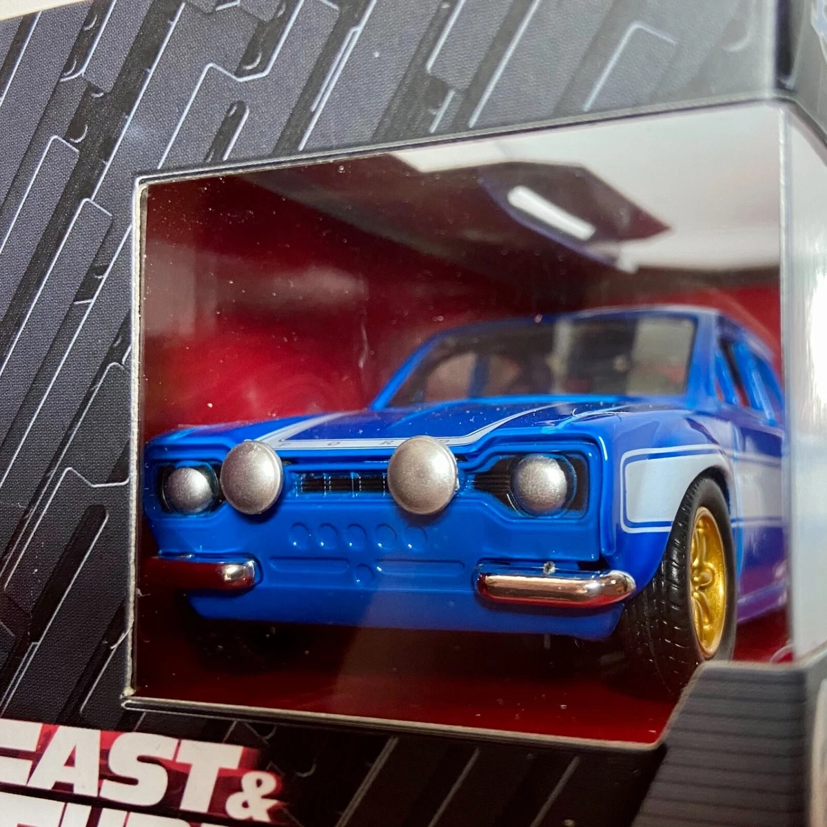 JADA Fast and Furious Brian’s Ford Escort Blue 1/32 Die-cast Paul Walker NIP