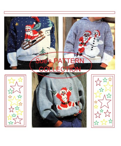 Christmas sweater knitting pattern 