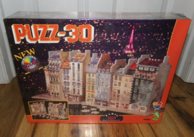 Puzz 3D Paris 1859 Quai de Megisserie Wrebbit Puzzle 774 Pieces NEW Sealed
