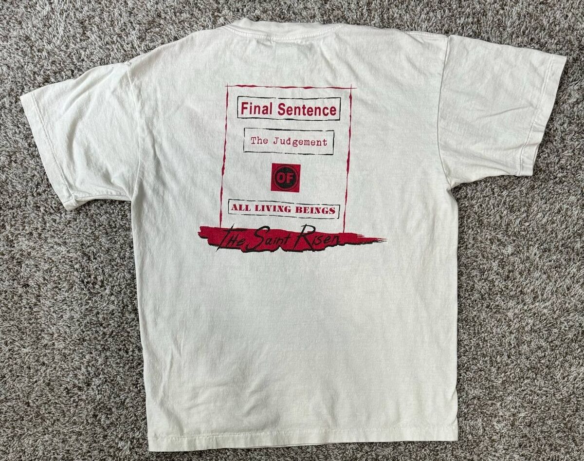 Saint Michael x Denim Tears Holy State Tee White Size L | eBay Saint Michael x Denim Tears Holy State Tee White Size L | eBay