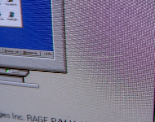 Wang 1413 14" CRT VGA Computer Monitor Vintage 1992 - Picture 6 of 10