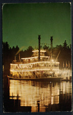 USA Postcard - 'Disneyland - Mark Twain Steamboat 1982