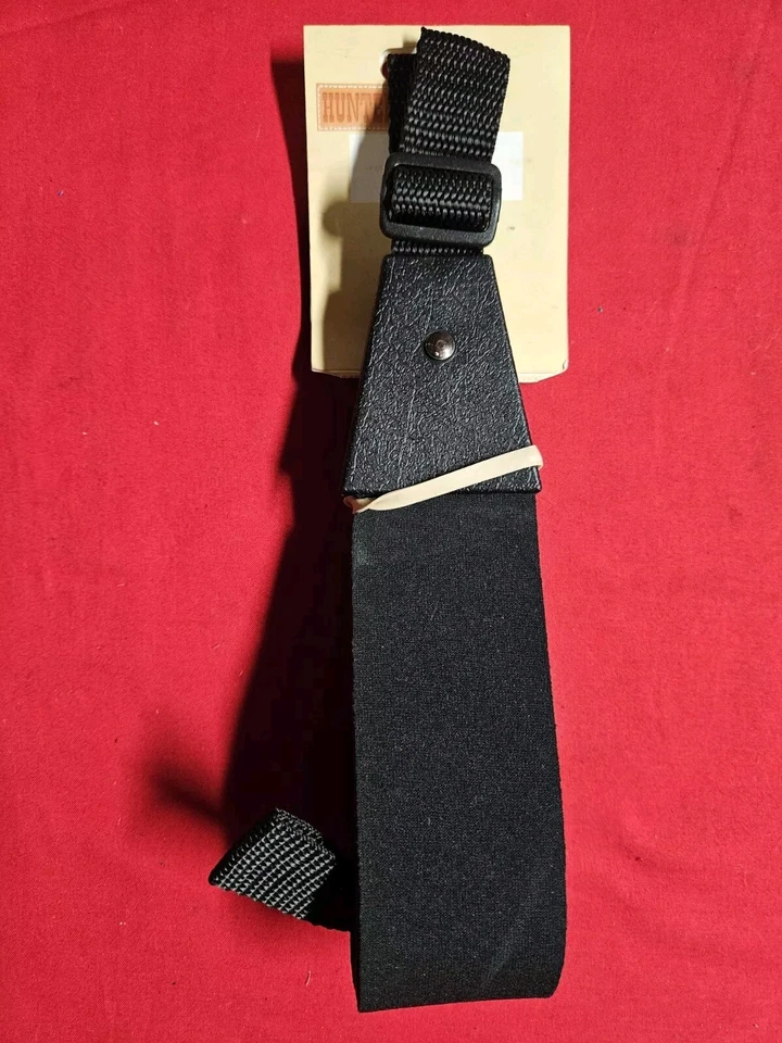 Eslinga para rifle Hunter de goma negra de 2". Antideslizante. Foto 2 de 4